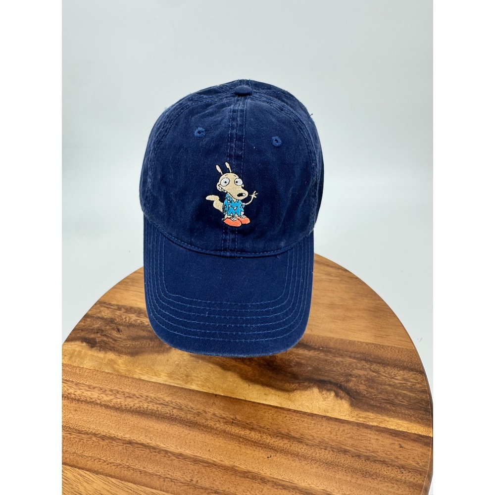 Nickelodeon Rocko's Hat Cap Modern Life Embroidered Blue Dad Hat Cap 2017 Viacom - Picture 5 of 14